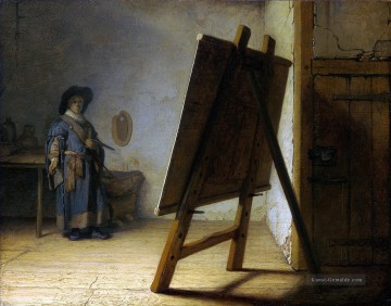  Rembrandt Malerei - Des Künstler in seinem Atelier Rembrandt